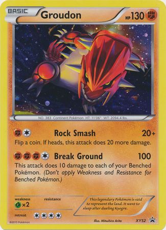 Groudon (XY52) (Jumbo Card) [XY: Black Star Promos] | Mega City Incorporated