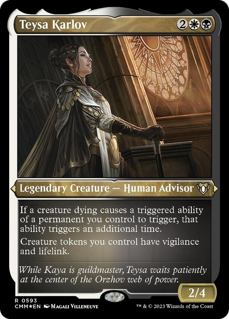 Teysa Karlov (Foil Etched) [Commander Masters] | Mega City Incorporated