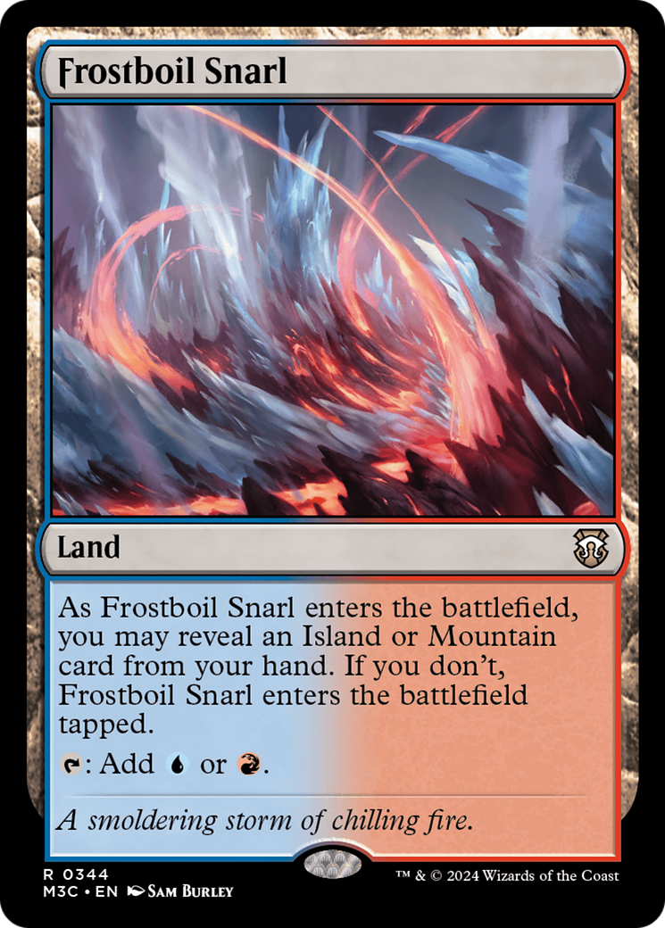 Frostboil Snarl (Ripple Foil) [Modern Horizons 3 Commander] | Mega City Incorporated