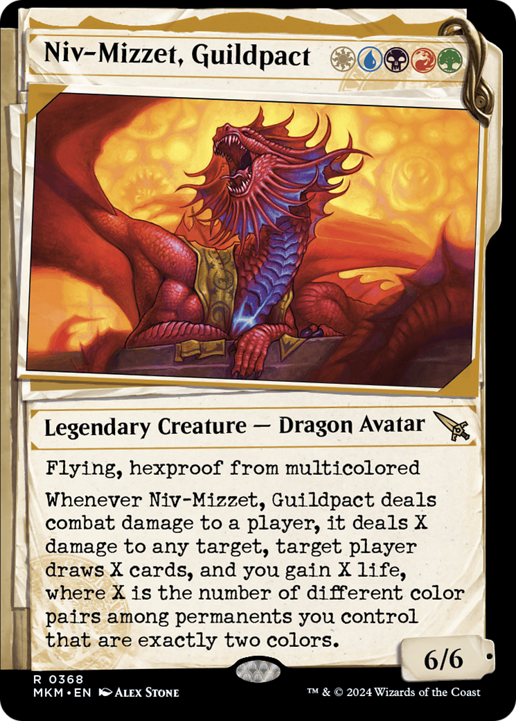 Niv-Mizzet, Guildpact (Showcase) (368) [Murders at Karlov Manor] | Mega City Incorporated