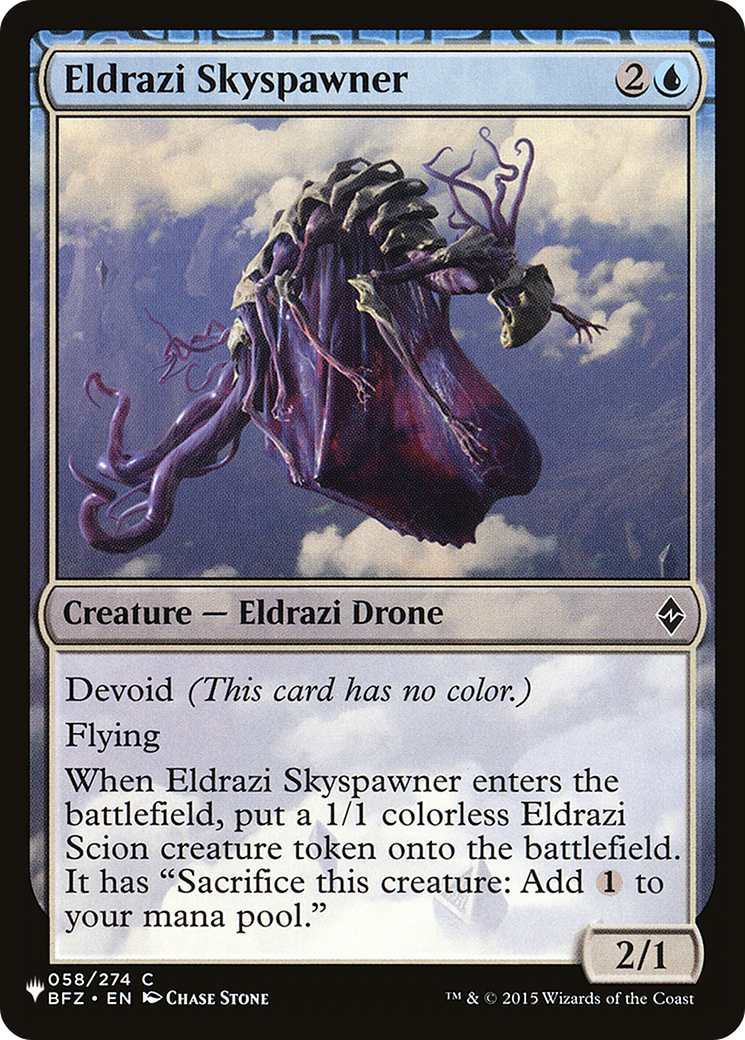 Eldrazi Skyspawner [The List] | Mega City Incorporated