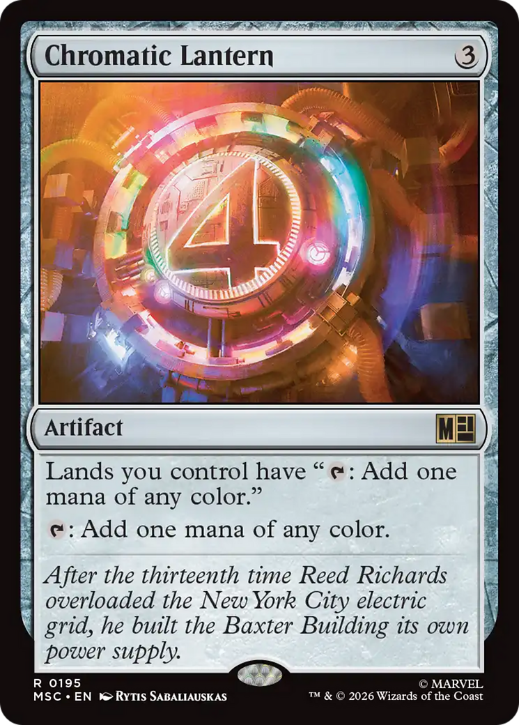 Chromatic Lantern (Surge Foil) [Marvel Super Heroes Commander] | Mega City Incorporated