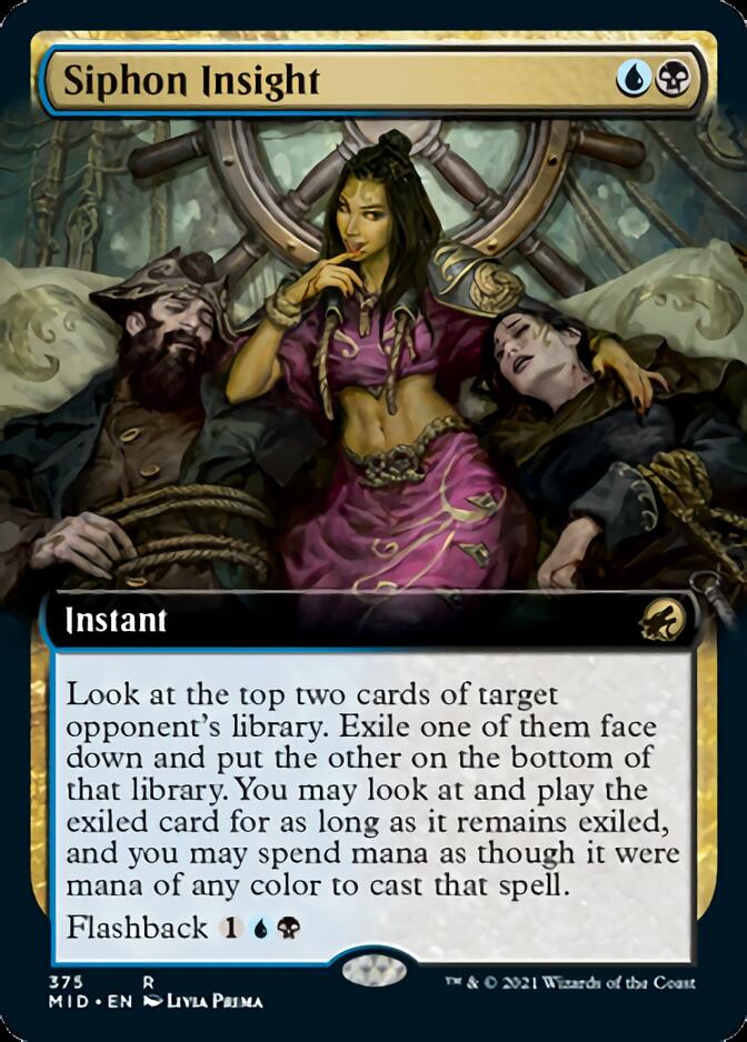 Siphon Insight (Extended Art) [Innistrad: Midnight Hunt] | Mega City Incorporated