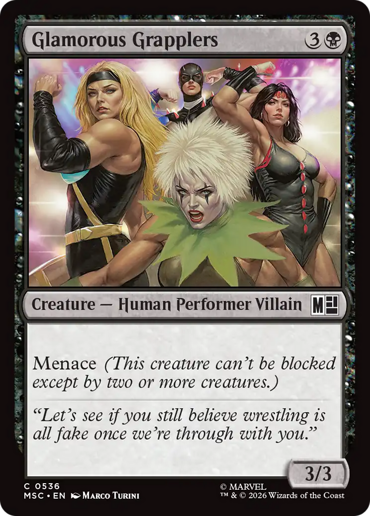 Glamorous Grapplers [Marvel Super Heroes Commander] | Mega City Incorporated
