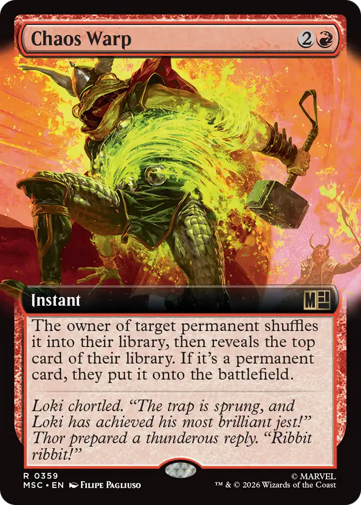 Chaos Warp (Extended Art) [Marvel Super Heroes Commander] | Mega City Incorporated