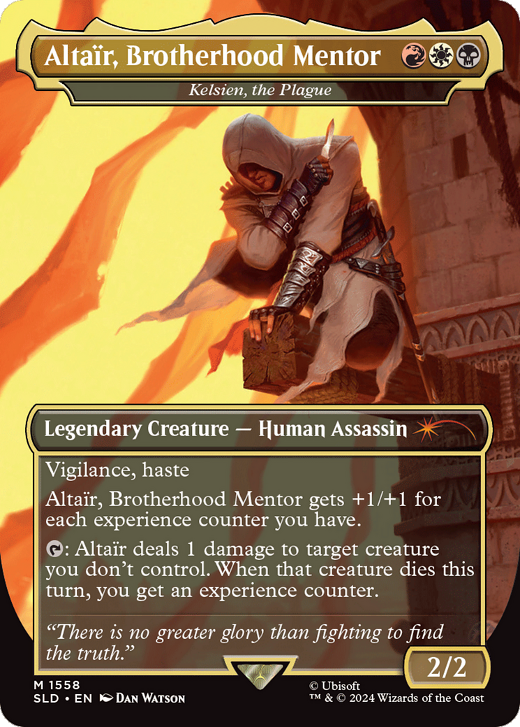 Altair, Brotherhood Mentor - Kelsien, the Plague (Rainbow Foil) [Secret Lair Drop Series] | Mega City Incorporated