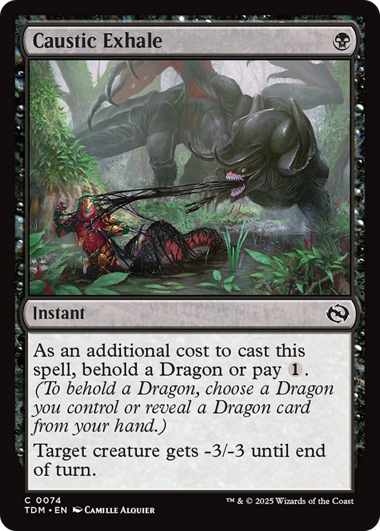 Caustic Exhale [Tarkir: Dragonstorm] | Mega City Incorporated
