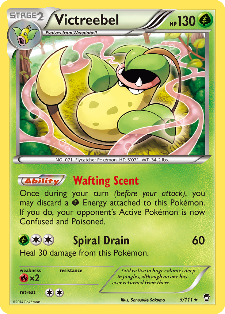 Victreebel (3/111) [XY: Furious Fists] | Mega City Incorporated