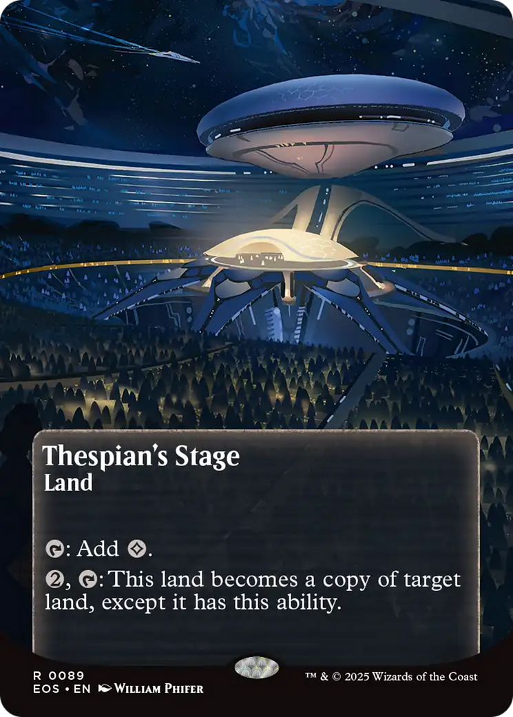 Thespian's Stage (0089) (Borderless) [Edge of Eternities: Stellar Sights] | Mega City Incorporated