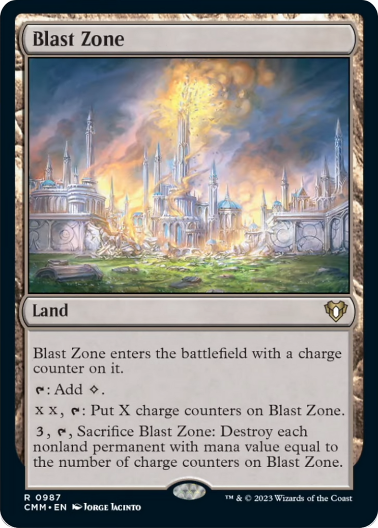 Blast Zone [Commander Masters] | Mega City Incorporated