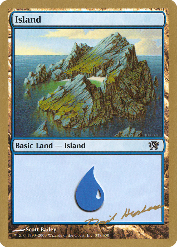 Island (dh338) (Dave Humpherys) [World Championship Decks 2003] | Mega City Incorporated