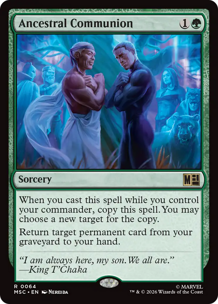 Ancestral Communion (Surge Foil) [Marvel Super Heroes Commander] | Mega City Incorporated