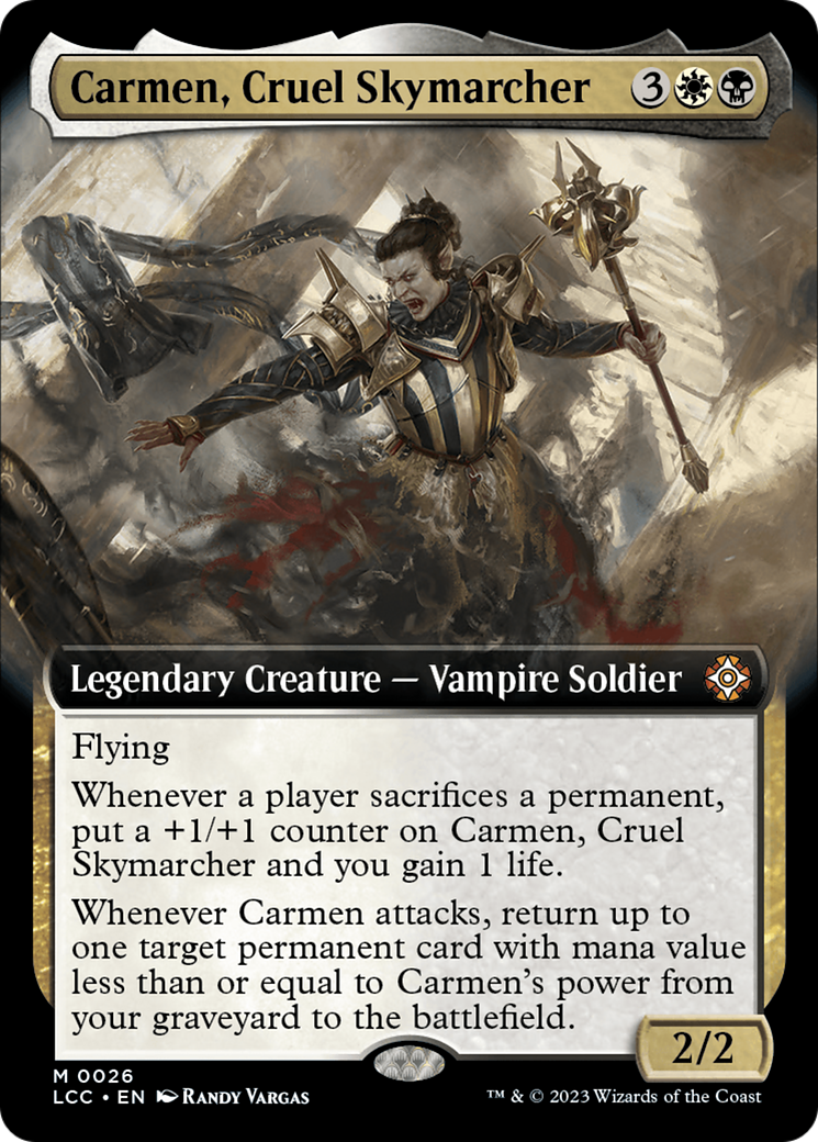 Carmen, Cruel Skymarcher (Extended Art) [The Lost Caverns of Ixalan Commander] | Mega City Incorporated