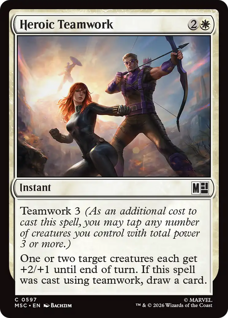 Heroic Teamwork [Marvel Super Heroes Commander] | Mega City Incorporated