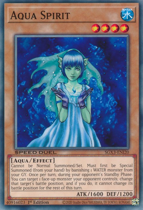 Aqua Spirit [SGX3-ENI20] Common | Mega City Incorporated