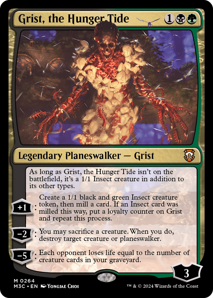 Grist, the Hunger Tide (Ripple Foil) [Modern Horizons 3 Commander] | Mega City Incorporated