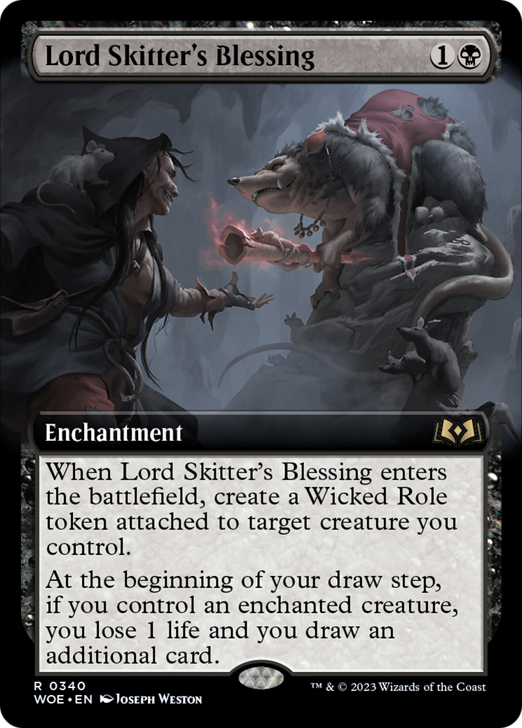 Lord Skitter's Blessing (Extended Art) [Wilds of Eldraine] | Mega City Incorporated