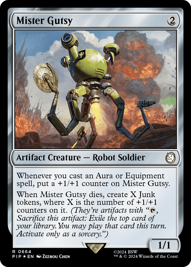 Mister Gutsy (Surge Foil) [Fallout] | Mega City Incorporated