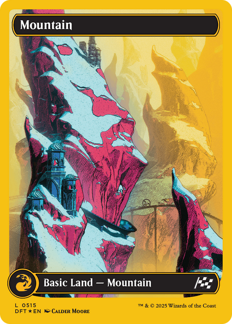 Mountain (0515) (First-Place Foil) [Aetherdrift] | Mega City Incorporated