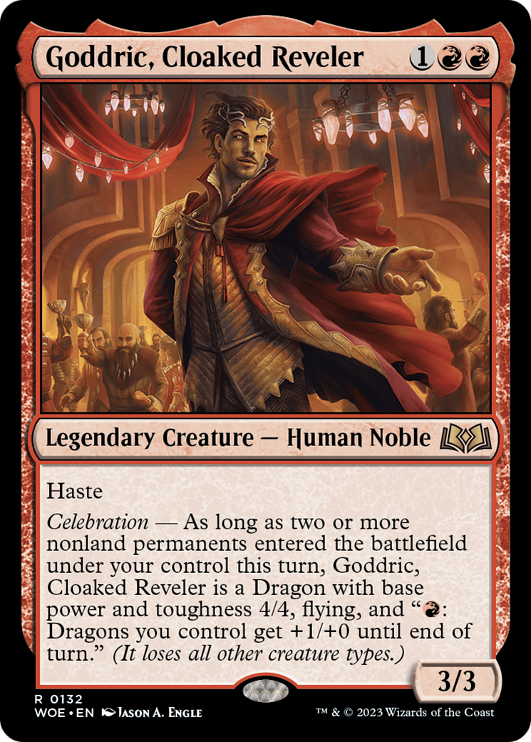 Goddric, Cloaked Reveler [Wilds of Eldraine] | Mega City Incorporated