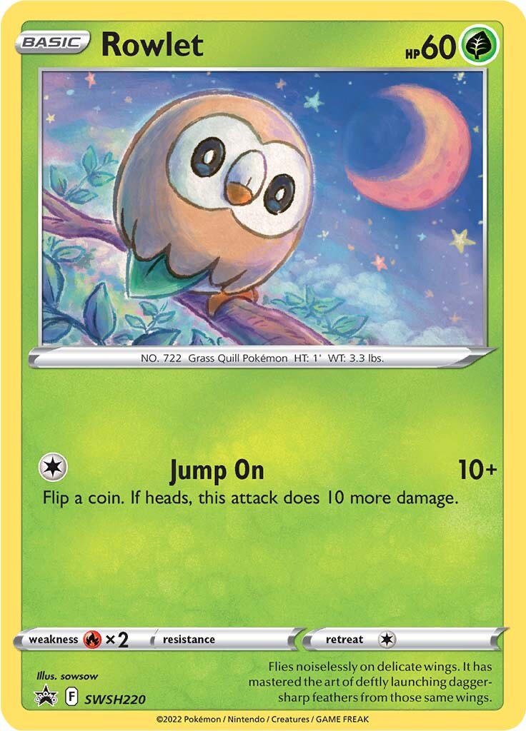 Rowlet (SWSH220) [Sword & Shield: Black Star Promos] | Mega City Incorporated