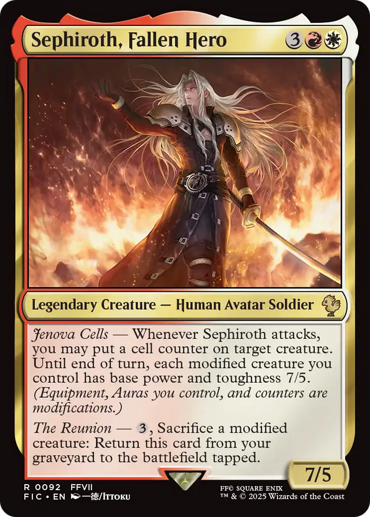 Sephiroth, Fallen Hero [FINAL FANTASY Commander] | Mega City Incorporated
