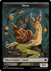 Snail // Thundertrap Trainer Double-Sided Token [Bloomburrow Tokens] | Mega City Incorporated