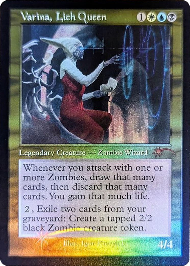 Varina, Lich Queen (Retro Frame) [Secret Lair Drop Series] | Mega City Incorporated