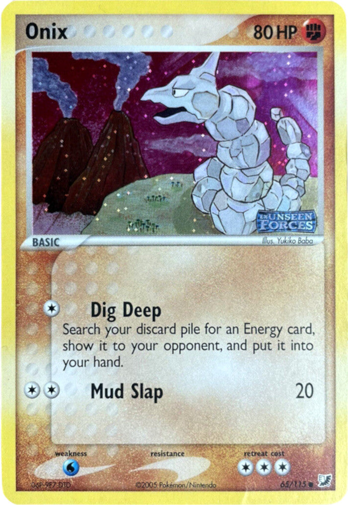 Onix (65/115) (Stamped) [EX: Unseen Forces] | Mega City Incorporated