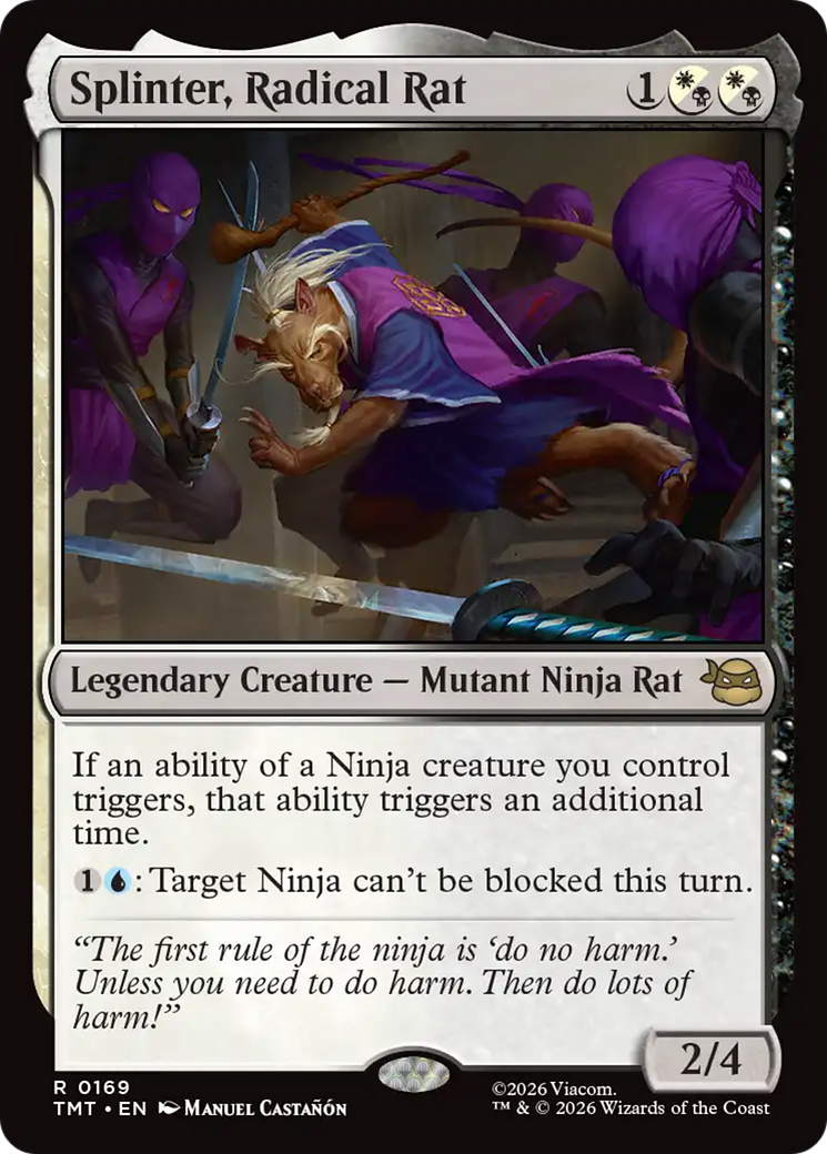 Splinter, Radical Rat [Teenage Mutant Ninja Turtles] | Mega City Incorporated