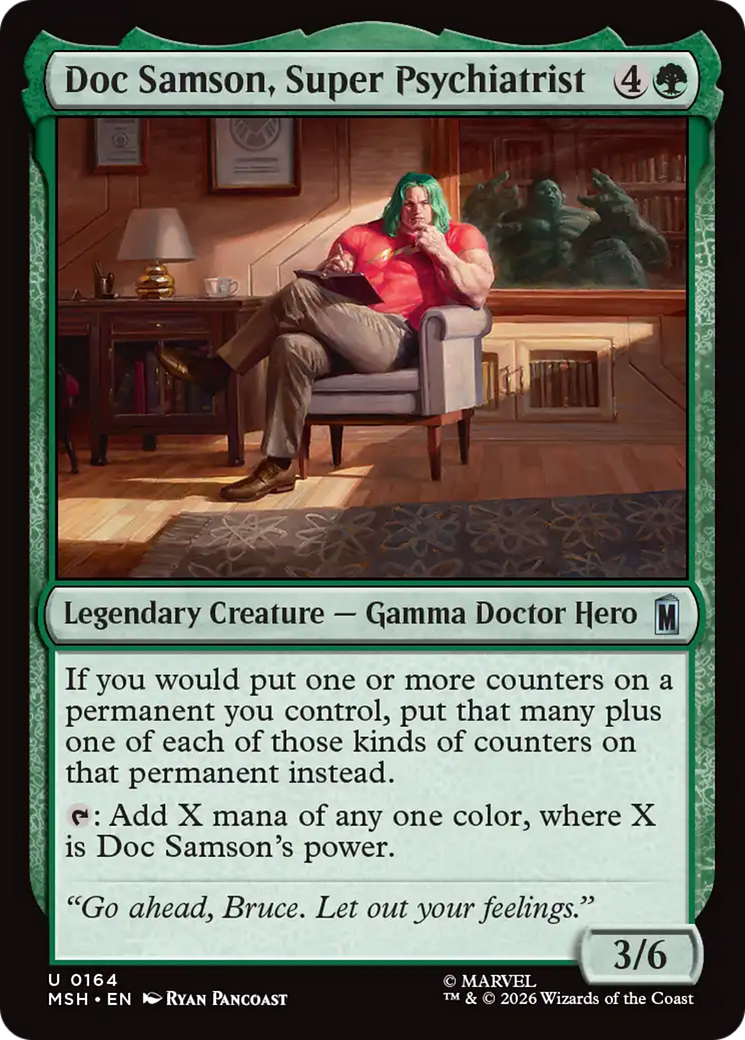 Doc Samson, Super Psychiatrist [Marvel Super Heroes] | Mega City Incorporated