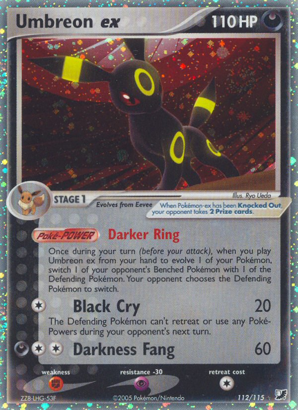 Umbreon ex (112/115) [EX: Unseen Forces] | Mega City Incorporated