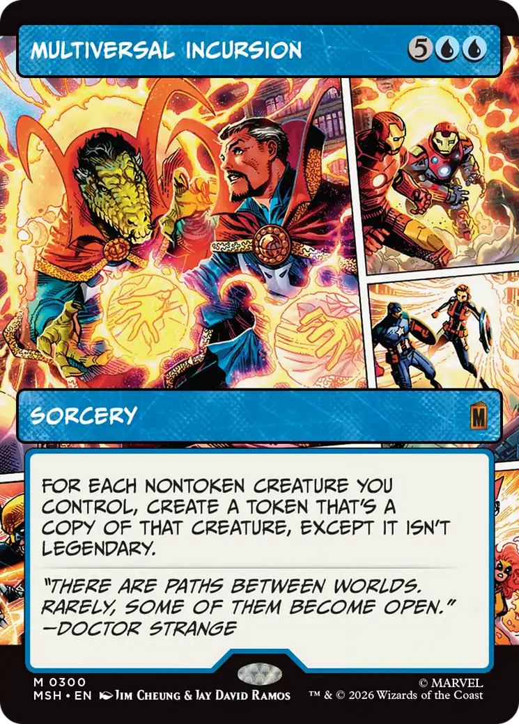 Multiversal Incursion (Borderless) [Marvel Super Heroes] | Mega City Incorporated