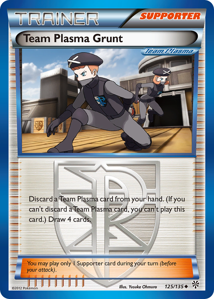 Team Plasma Grunt (125/135) [Black & White: Plasma Storm] | Mega City Incorporated