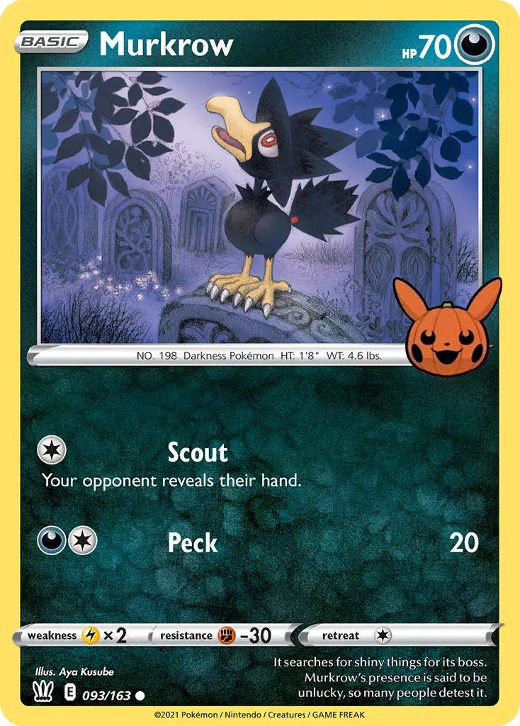 Murkrow (093/163) [Trick or Trade] | Mega City Incorporated