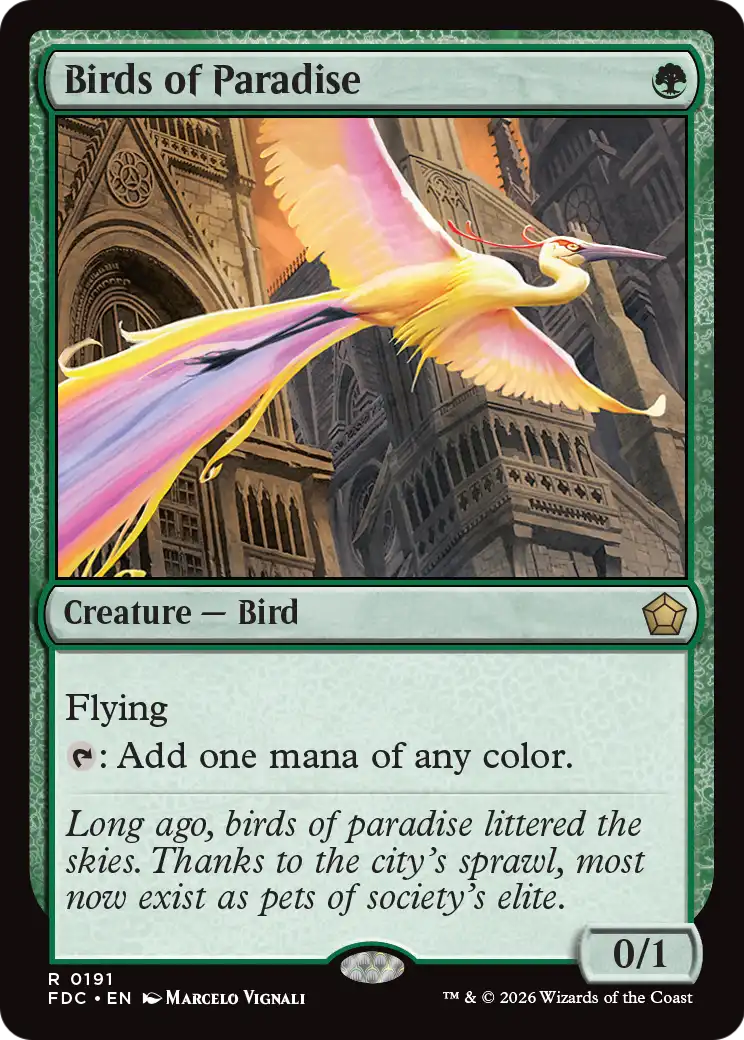 Birds of Paradise [Foundations Commander] | Mega City Incorporated