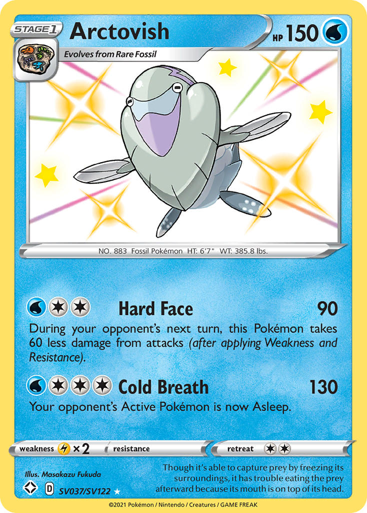 Arctovish (SV037/SV122) [Sword & Shield: Shining Fates] | Mega City Incorporated
