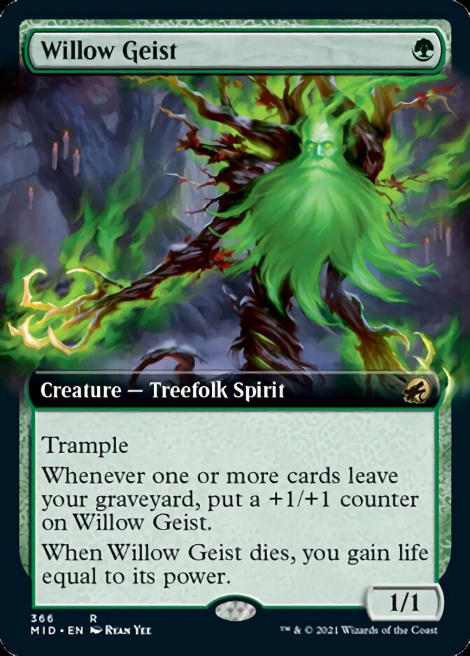 Willow Geist (Extended Art) [Innistrad: Midnight Hunt] | Mega City Incorporated