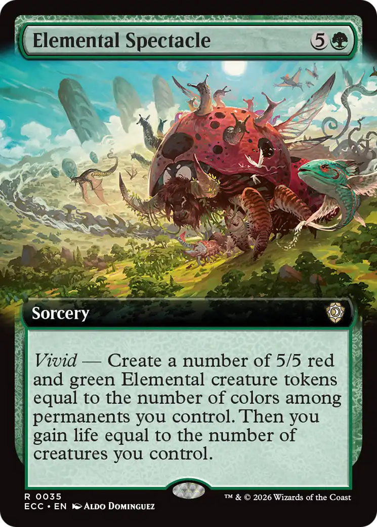 Elemental Spectacle (Extended Art) [Lorwyn Eclipsed Commander] | Mega City Incorporated