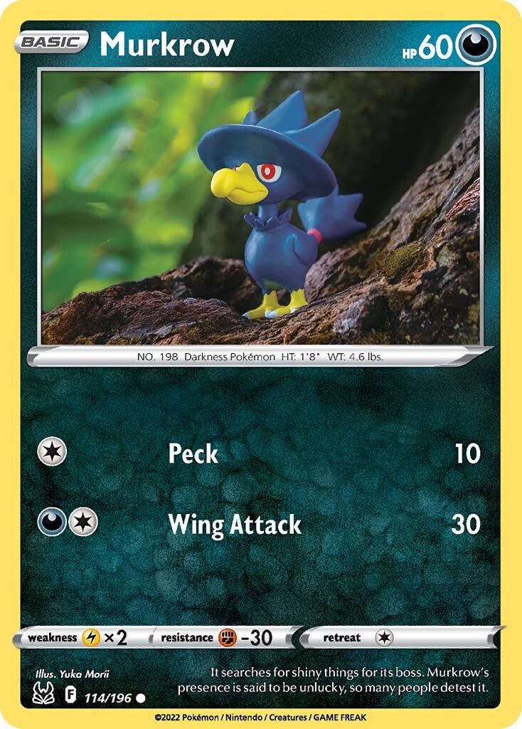 Murkrow (114/196) [Sword & Shield: Lost Origin] | Mega City Incorporated