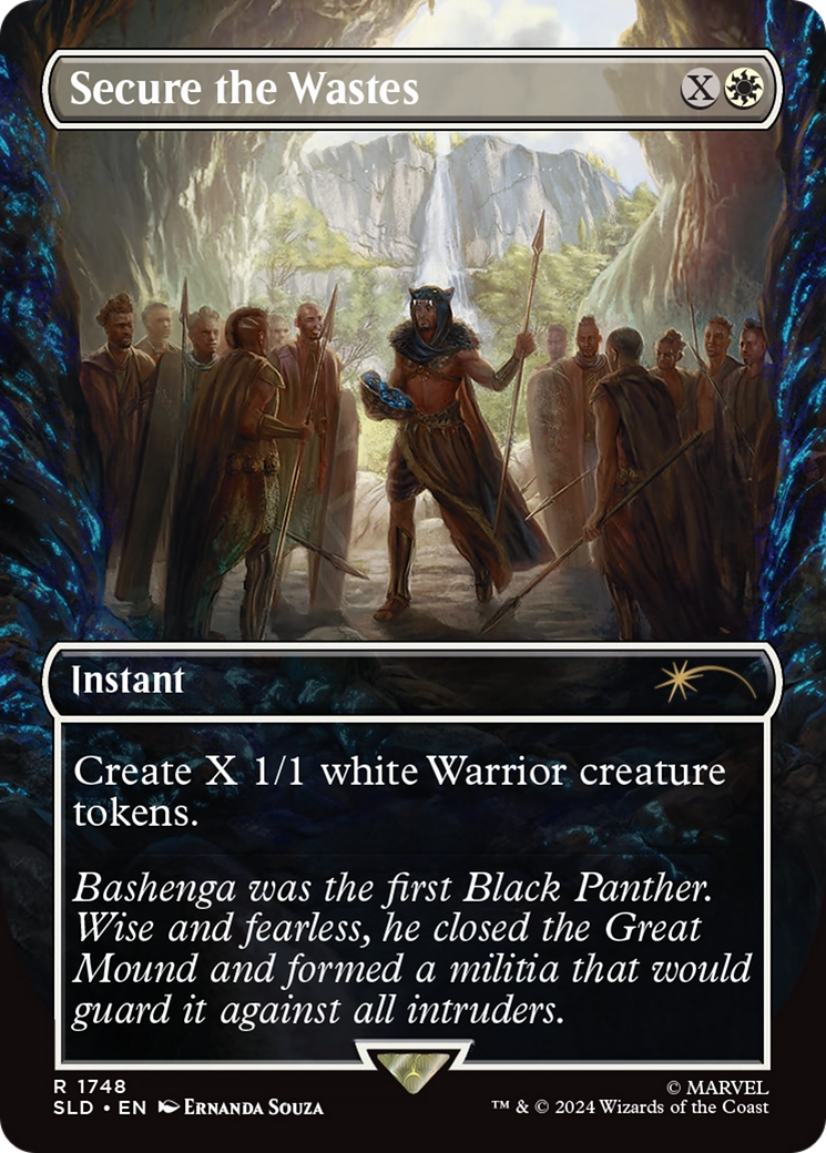 Secure the Wastes (Rainbow Foil) [Secret Lair Drop Series] | Mega City Incorporated