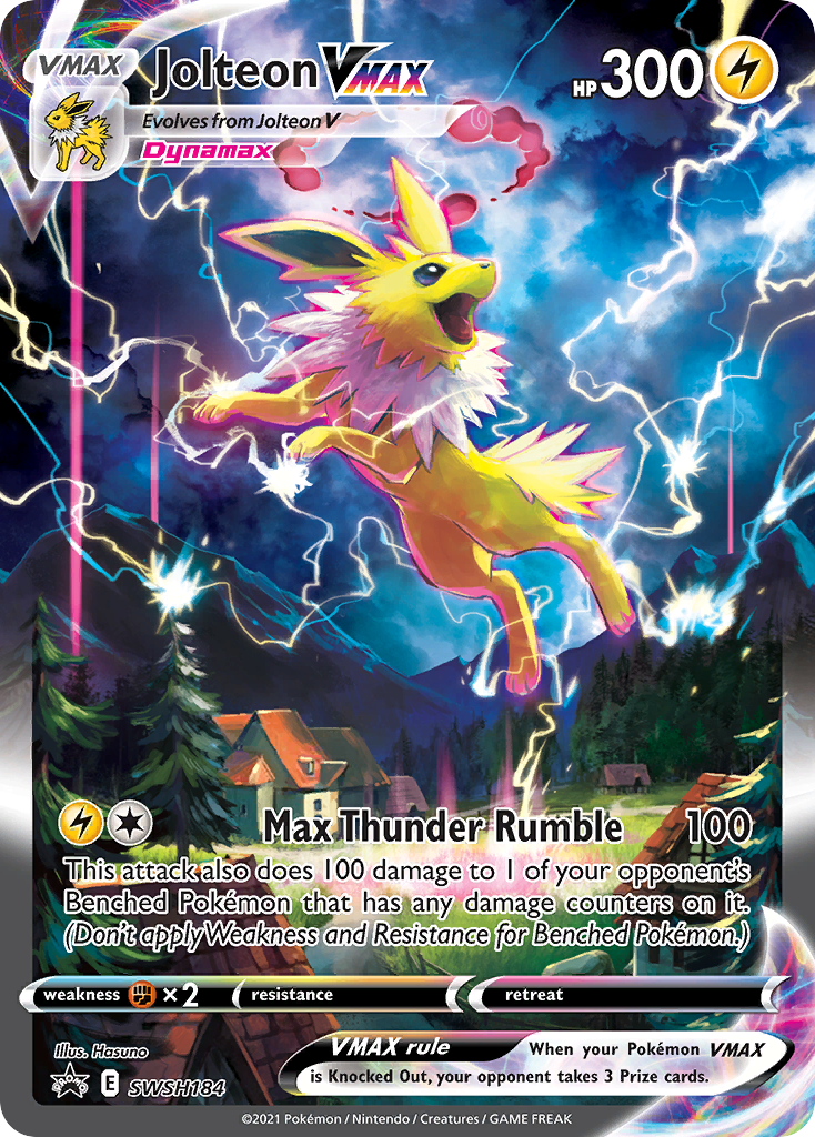 Jolteon VMAX (SWSH184) (Jumbo Card) [Sword & Shield: Black Star Promos] | Mega City Incorporated