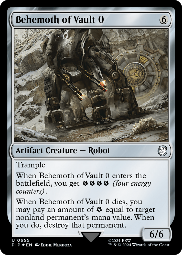 Behemoth of Vault 0 (Surge Foil) [Fallout] | Mega City Incorporated