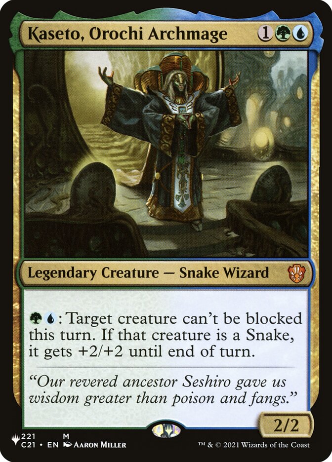 Kaseto, Orochi Archmage [The List] | Mega City Incorporated