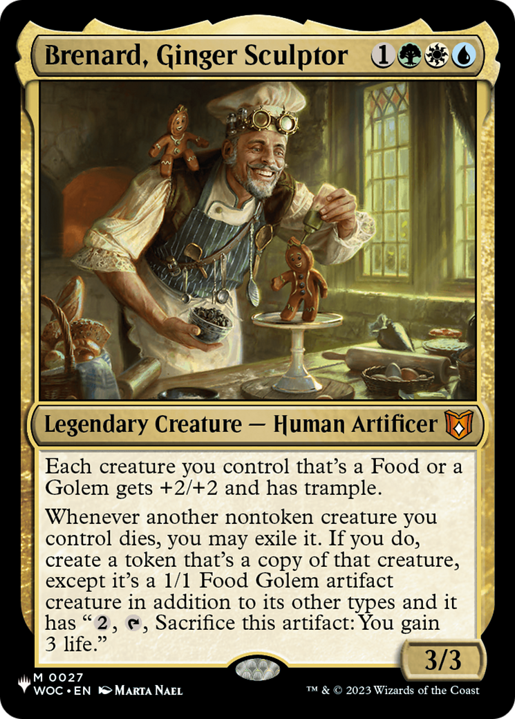 Brenard, Ginger Sculptor (WOC) [The List] | Mega City Incorporated