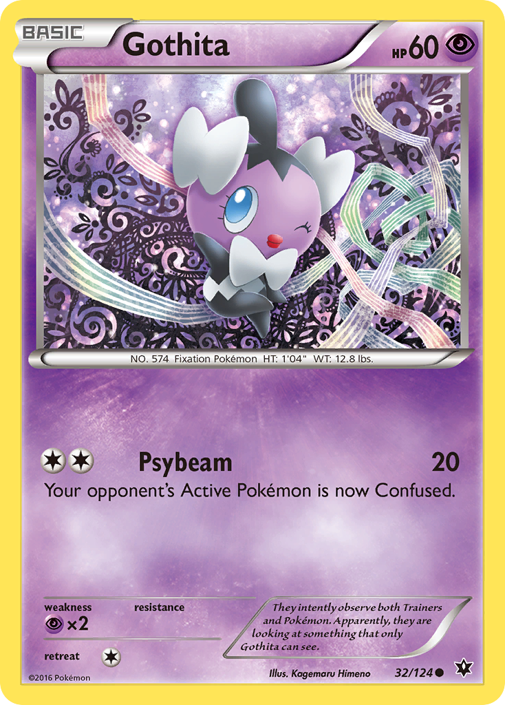 Gothita (32/124) [XY: Fates Collide] | Mega City Incorporated