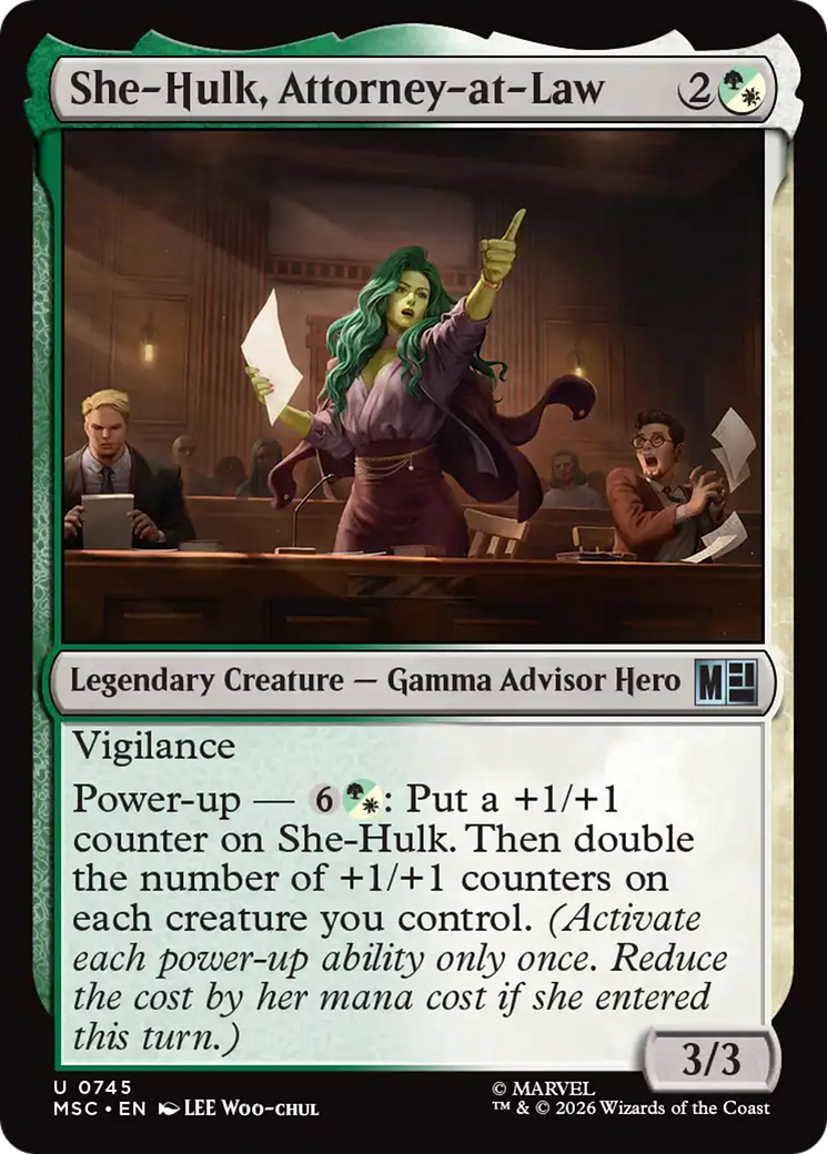 She-Hulk, Wallbreaker (Surge Foil) [Marvel Super Heroes Commander] | Mega City Incorporated
