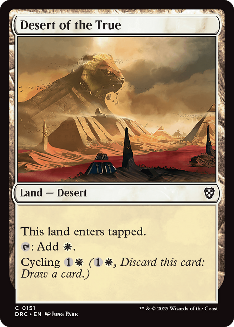 Desert of the True [Aetherdrift Commander] | Mega City Incorporated