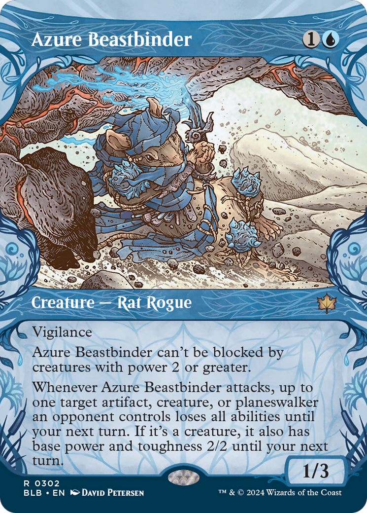 Azure Beastbinder (Showcase) [Bloomburrow] | Mega City Incorporated