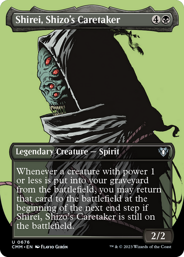 Shirei, Shizo's Caretaker (Borderless Profile) [Commander Masters] | Mega City Incorporated